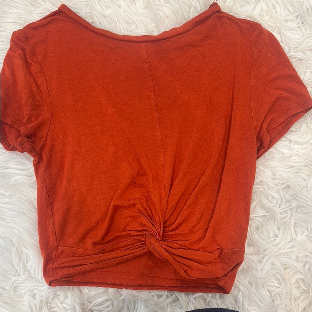 Orange Crop Top
